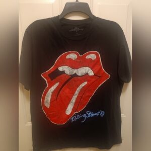 The Rolling Stones  Tee in Black and Red
